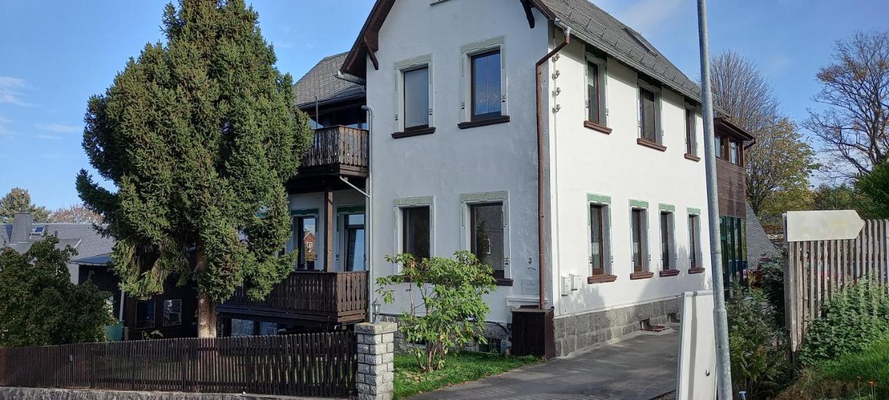 Familienfreundliche Ferienwohnung Erzgebirge シュネーベルク エクステリア 写真