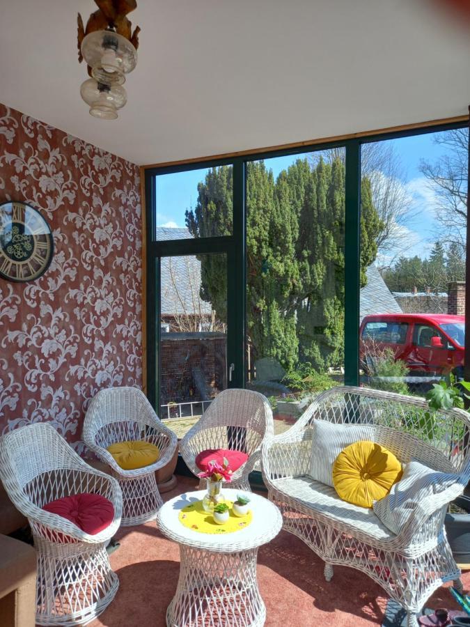 Familienfreundliche Ferienwohnung Erzgebirge シュネーベルク エクステリア 写真